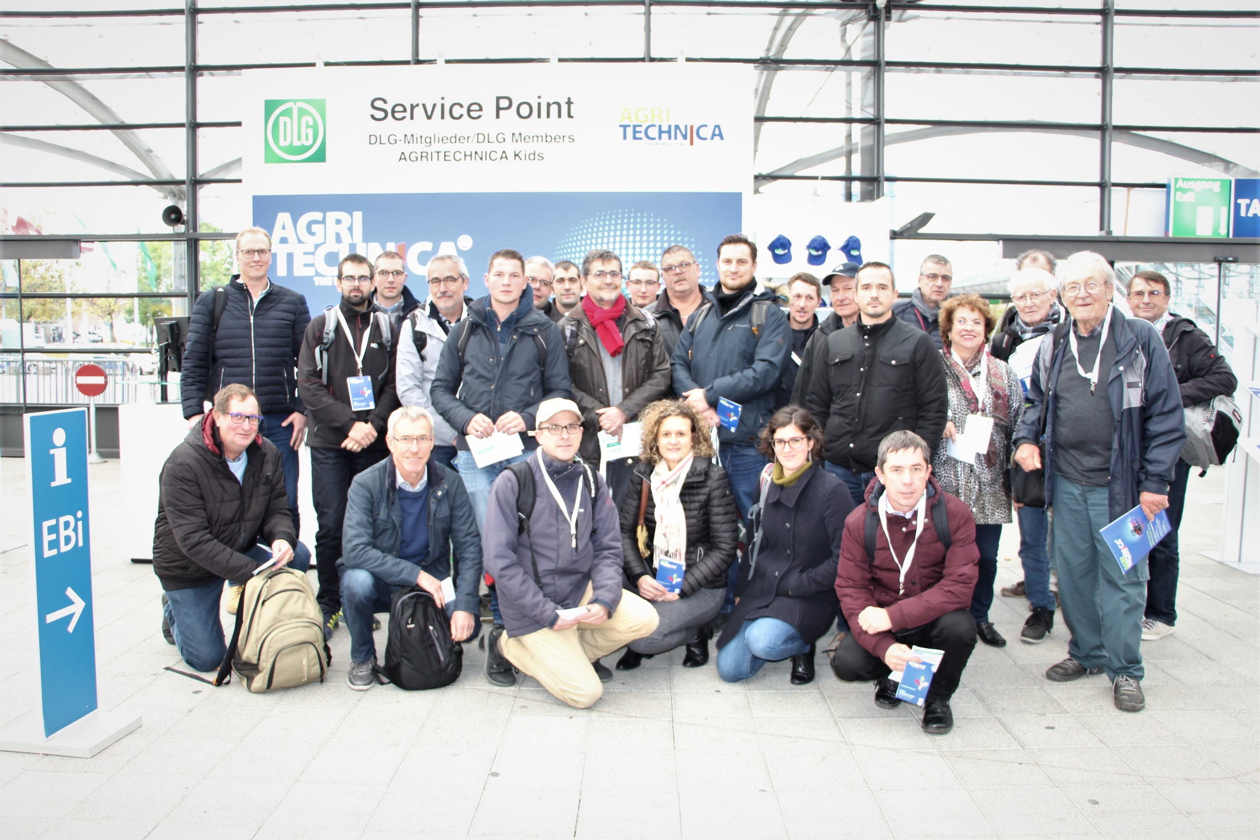 Agritechnica groupe arrivée 1480 F